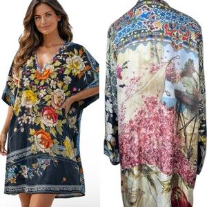 Johnny Was Shiro silk dress/tunic ULTRA RARE NWT